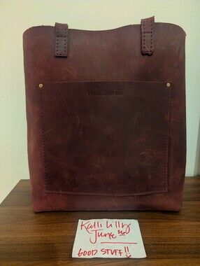 Portland Leather Goods Merlot FSCB Tote - Full Grain Leather
